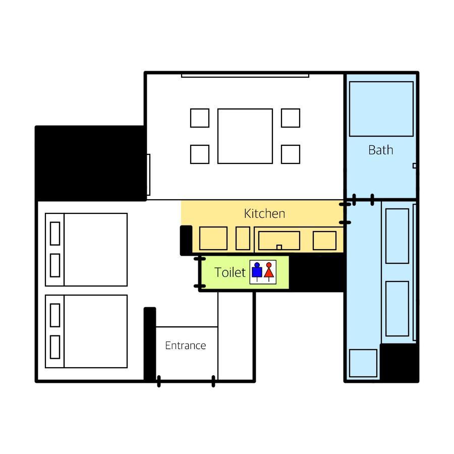 Aparthotel Grand Base Haruyoshi à Fukuoka  Extérieur photo