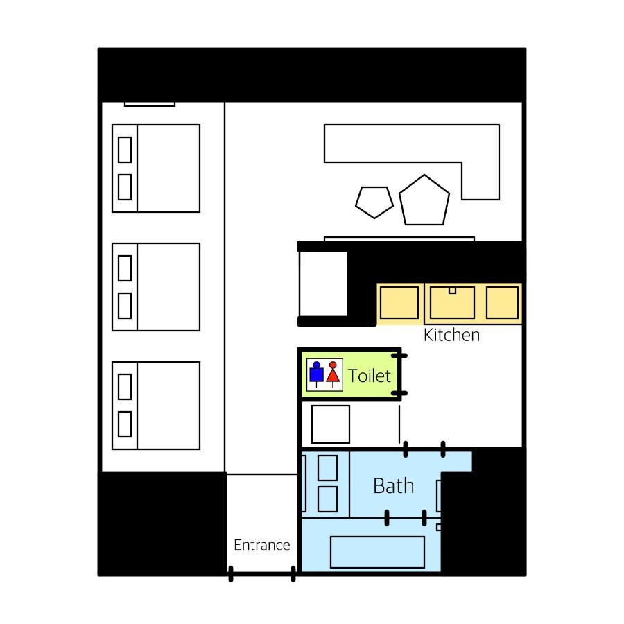 Aparthotel Grand Base Haruyoshi à Fukuoka  Extérieur photo